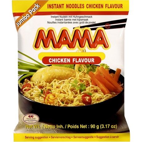 MAMA Thai Instant Noodles csirke ízű 90g