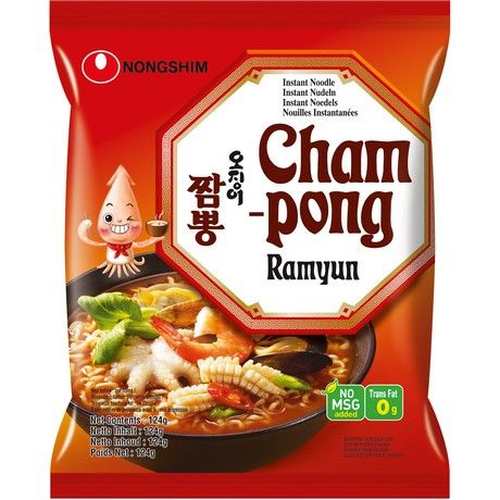 Nongshim tintahal tengeri tészta