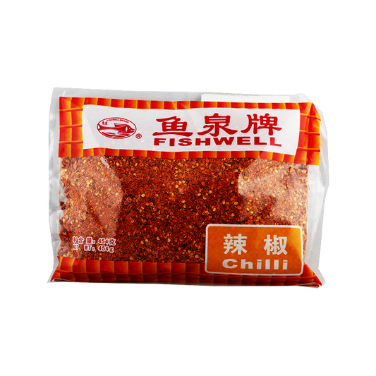 FISHWELL crushed dried chilies 454g